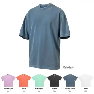 7.5oz ガーメントダイ Tシャツ